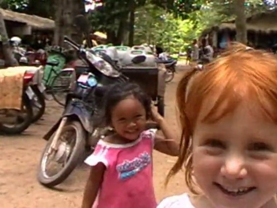 Charline à Angkor