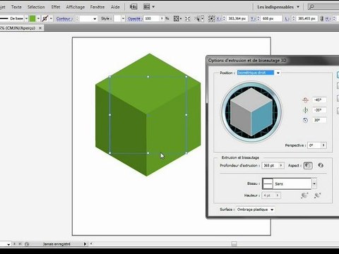 Tutoriel Illustrator : Créer un cube parfait