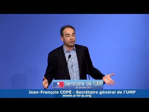 Séminaire UMP- Discours de Jean-François Copé