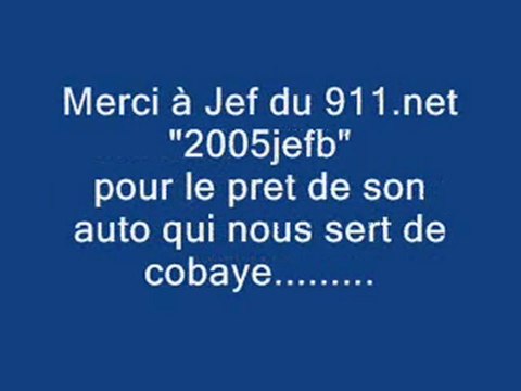 SILENCIEUX PORSCHE 996 TT MODIFIES PAR JEANNOTCUP35 & NICO