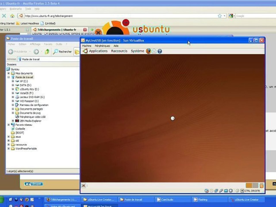 090505 [Demo] pyg - uSbuntu dans Virtualbox