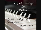 Canzoni straniere Colonne sonore e Cover  per solo Piano