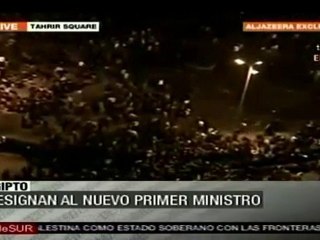 Manifestantes desafiaron toque de queda en Egipto