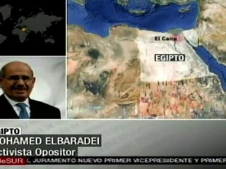Mohamed El Baradei: Presidente Mubarak no entendió mensaje del pueblo