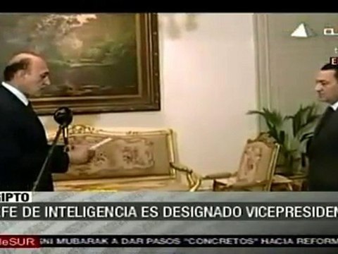 Suleiman, Jefe de Inteligencia egipcia nombrado vicepresidente