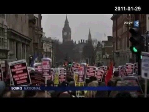 UK - Manifs Etudiants & Fonction publique