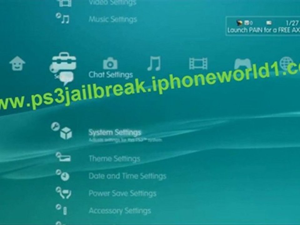 PS3 Jailbreak 3.56 with Proof