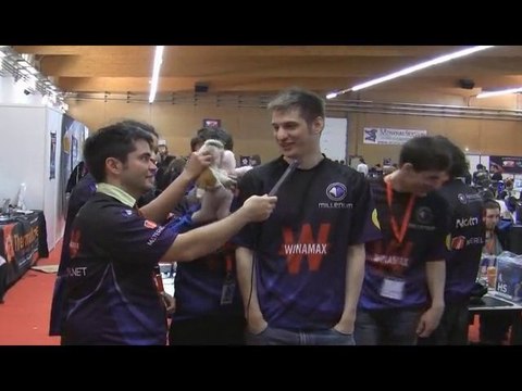 Interview de la team Starcraft 2 après la première journée
