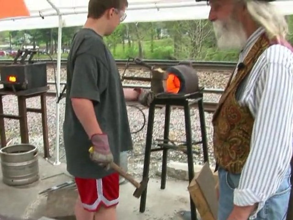 Fire on the Mountain Blacksmith Festival Spruce Pine NC video Dailymotion