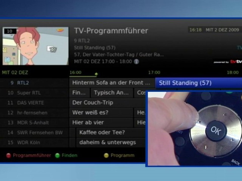 Humax: PVR Funktionen des Humax iCord
