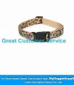20 INCH - Cheetah - Animal Print Dog COLLAR   LEAD SET - M