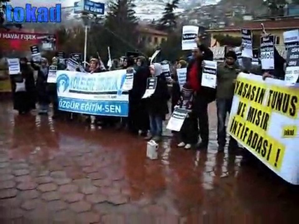 TOKAT’TAN MISIR VE TUNUS İNTİFADASINA SELAM!