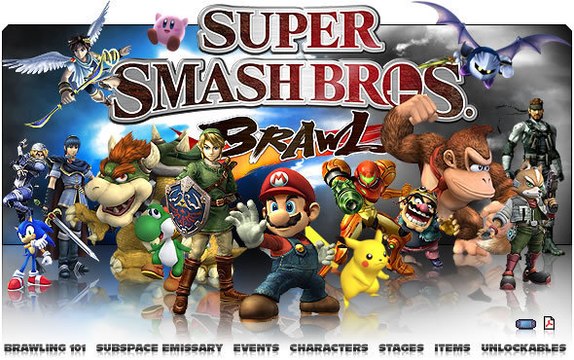 Videotest HD (Wii): Super Smash Bros Brawl