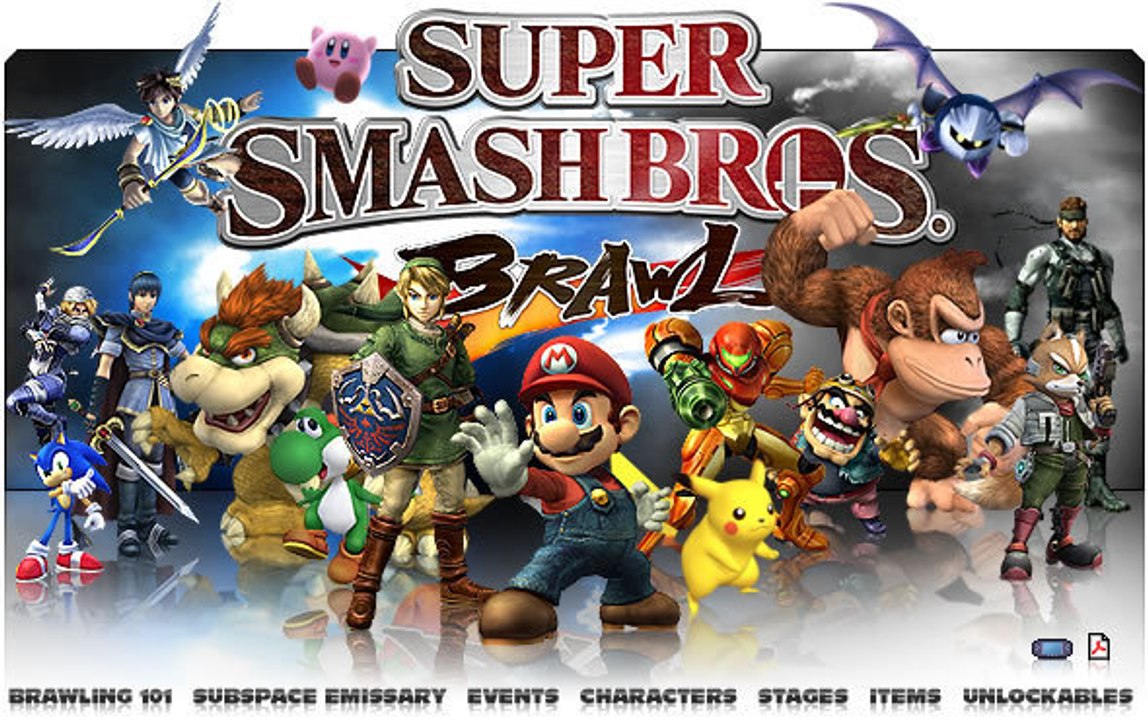Videotest HD (Wii): Super Smash Bros Brawl