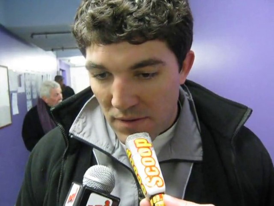 Rugby - Reaction de Yoann Boulanger après USB - Nevers