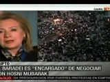 Miles exigen renuncia de Mubarak