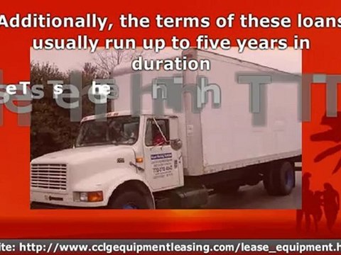 Money, Cash For Used Equipment and Truck Business Financing