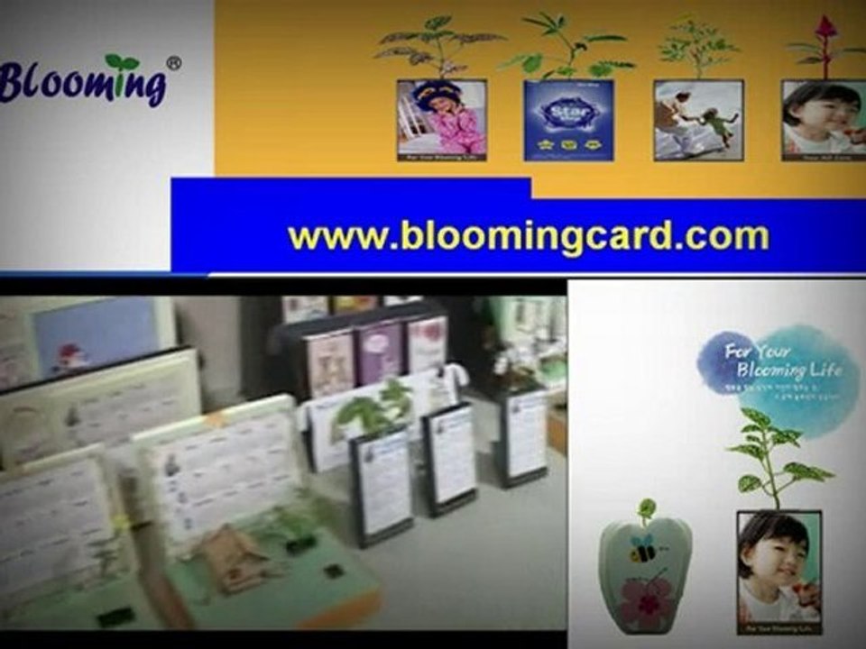 Blooming's eco-calender by ideashopping