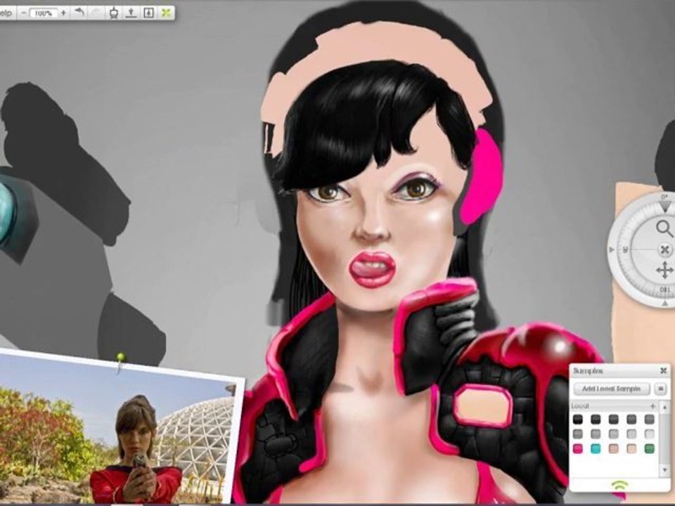 Time lapse video "Sandy Clowes is coming to Town"