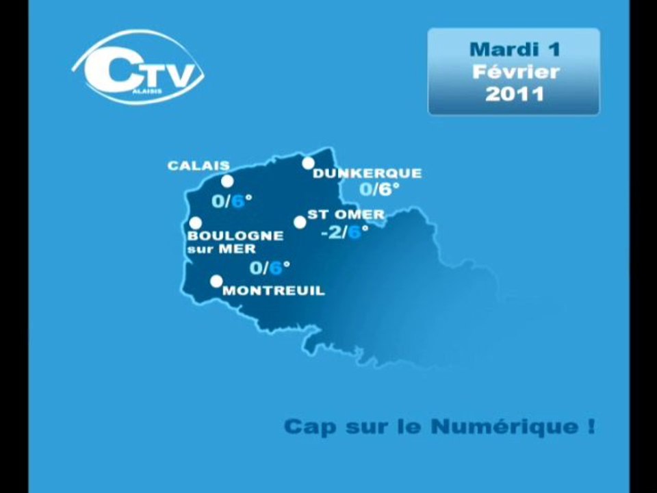 calaisis TV météo mardi 010211