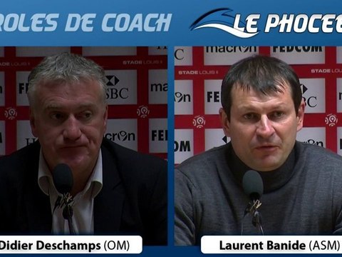 La réactions des deux entraîneurs