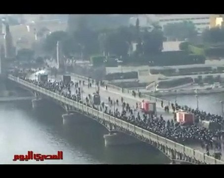 Egypt Revolution 2011 Demonstrators Vs police Fighting