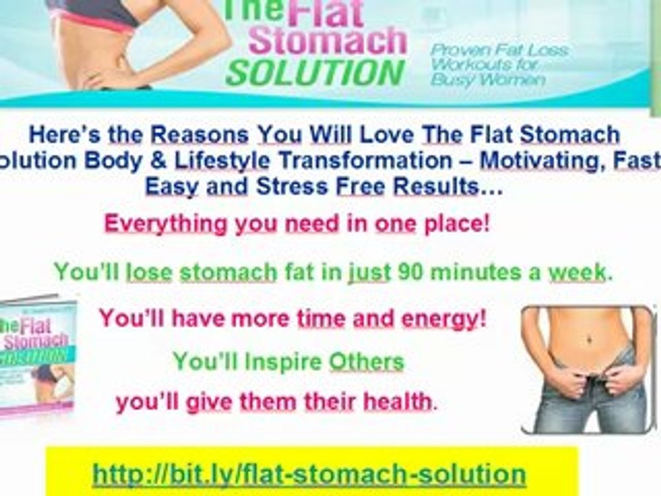 Flat stomach exercises -  How to lose stomach fat -  Get fla