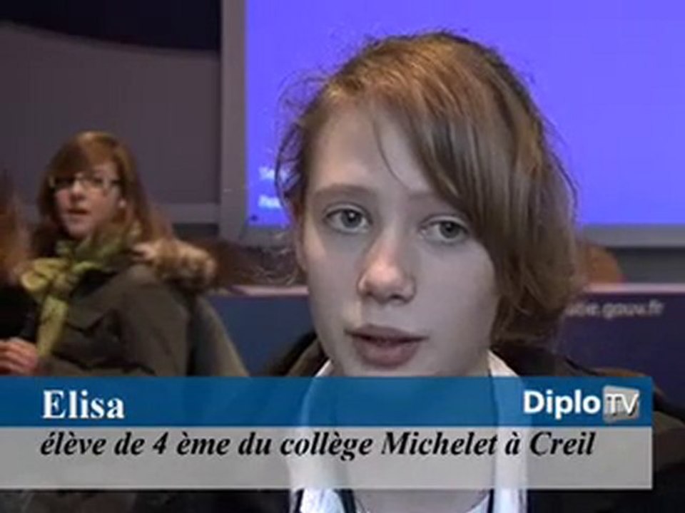 Journée franco-allemande : une classe de 4e au Quai d'Orsay