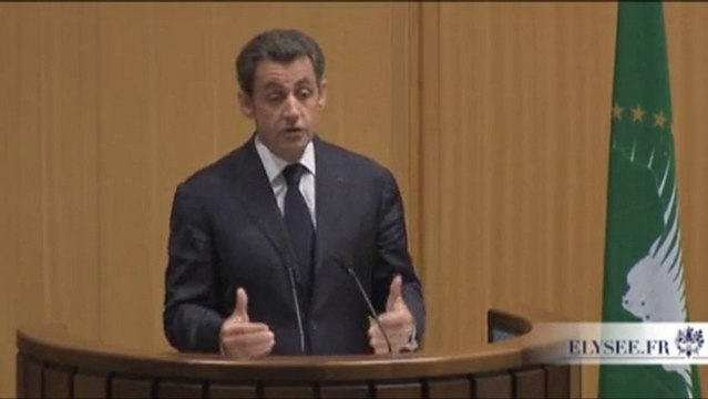 Discours de M. Nicolas Sarkozy Sommet UA en Ethiopie