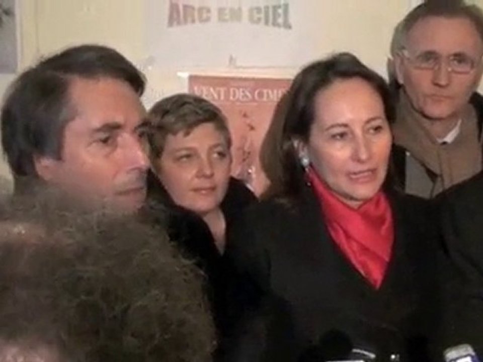 Ségolène et le lycée Mounier à Grenoble