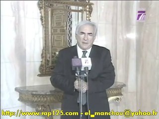 Tunisie un modèle pour les pays émergents: D. Strauss-Kahn