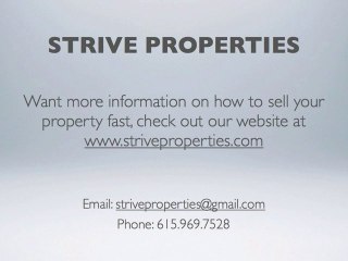Sell my house in Nashville Tennessee