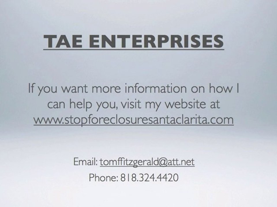 facing bankruptcy in Santa Clarita California