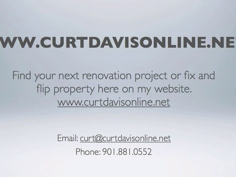 Find Rehab Projects in Memphis Tennessee