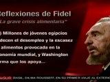 Fidel Castro analiza papel de EEUU en crisis de Egipto y Túnez