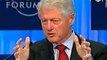 Clinton Backs Millennium Development Goals at Davos