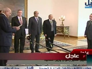 Embattled Egyptian leader unveils new cabinet