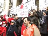 Manifestations à Bruxelles contre le régime Ben Ali