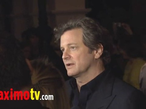 COLIN FIRTH at Montecito Award to Geoffrey Rush Arrivals