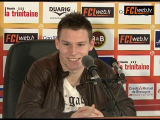 La réaction de Christian Gourcuff après Lorient / Brest