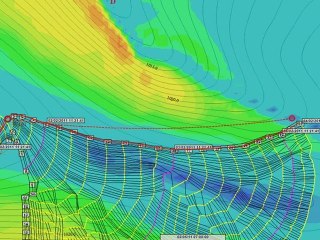 Virbac Paprec 3: Passage de la porte de Crozet