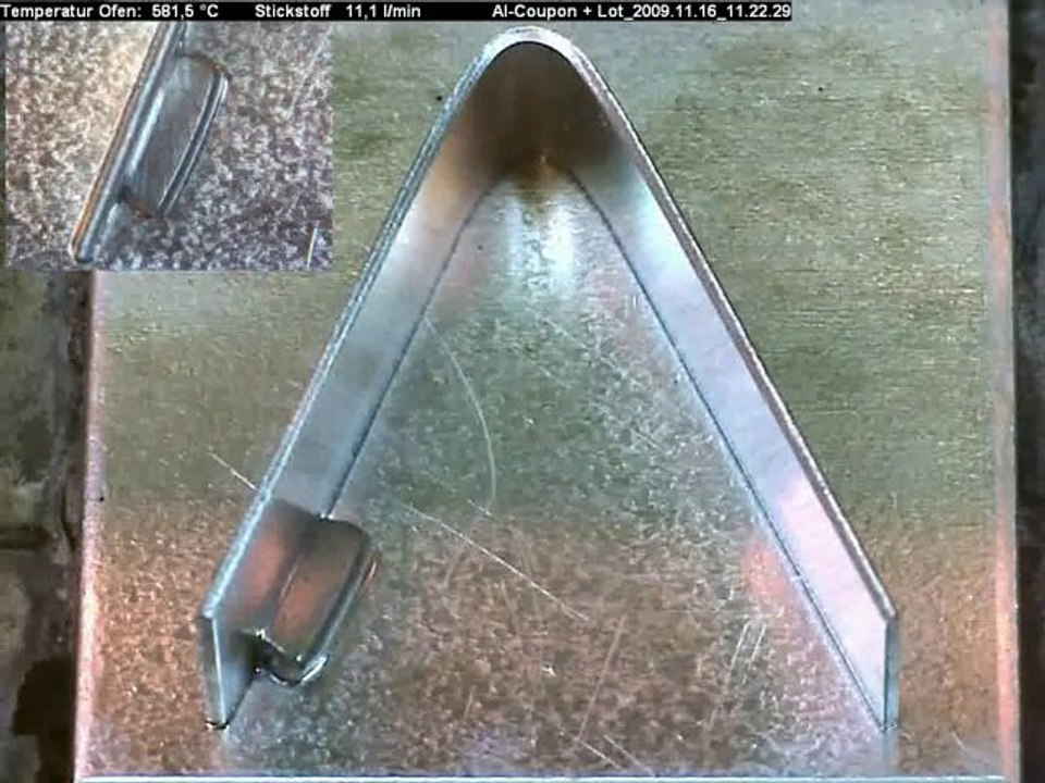 Makroshoot Aluminium Coupon with Filler Metal 1