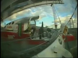 Thomas Coville sur le début de son tour du monde