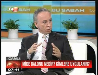 Prof. Dr. Emin ERSOY'un tv8'de obezite ile ilgili konuşmasi