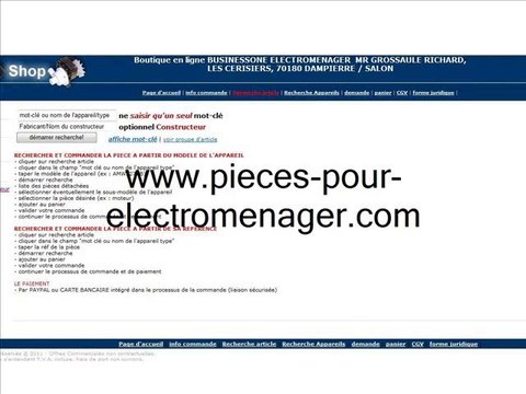 Pièces éléctroménager,tv,hifi et accessoires