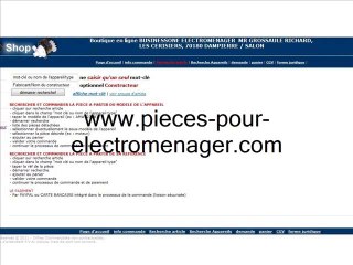 Pièces éléctroménager,tv,hifi et accessoires