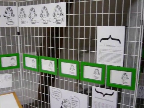 Exposition flip book à la médiathèque de Chantepie