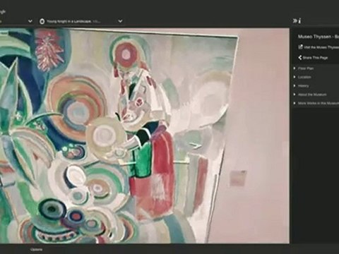 Google propose la navigation dans les musées d'art