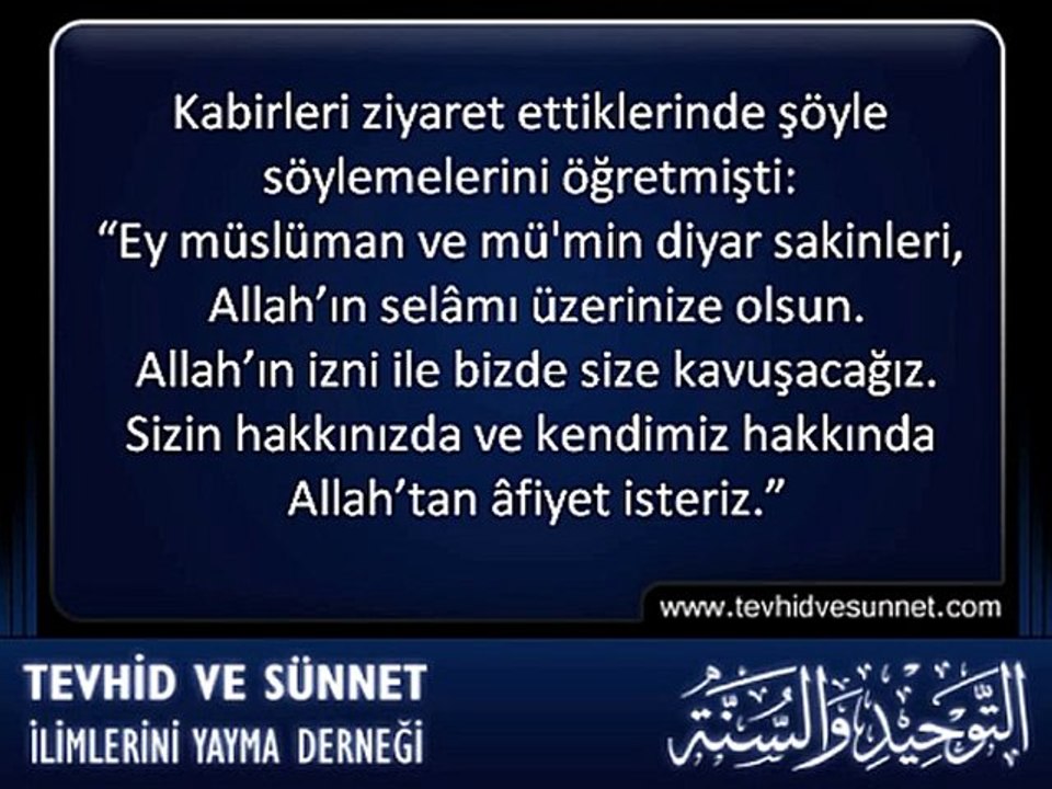 iLiM ◆ Kabirlerde Kur'ân Okumanın Hükmü