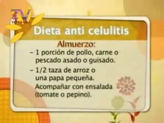 Dieta Anti Celulitis
